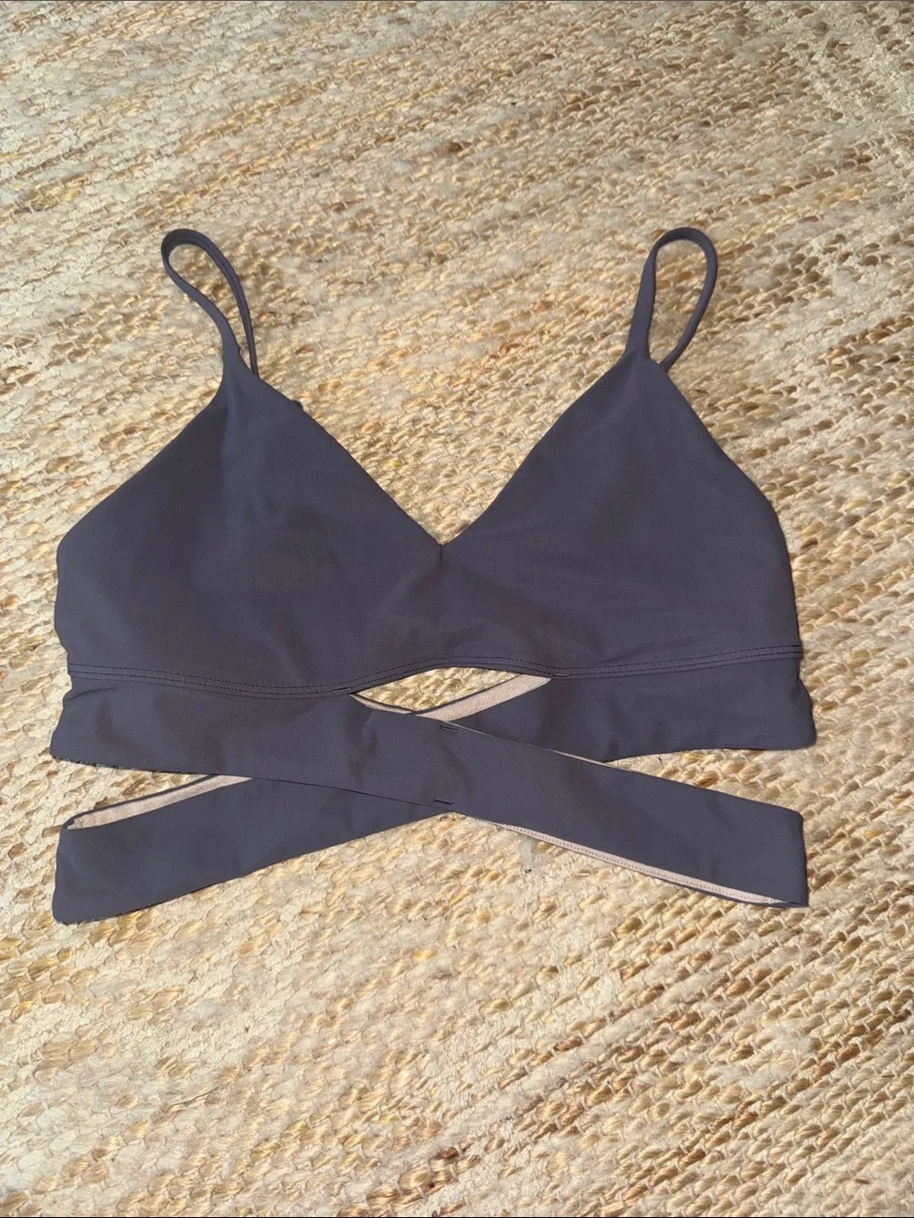 lululemon athletica purple Crisscross Strappy Bralette